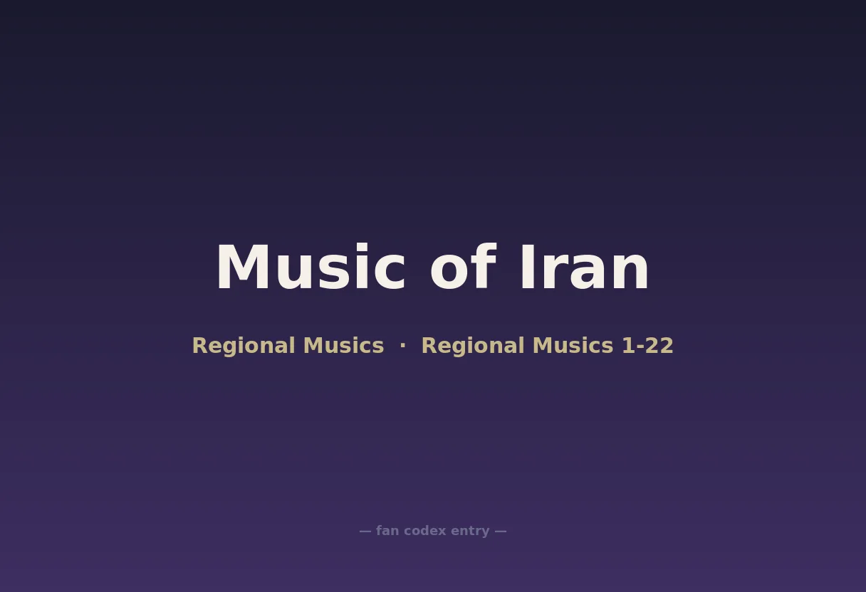 Music of Iran