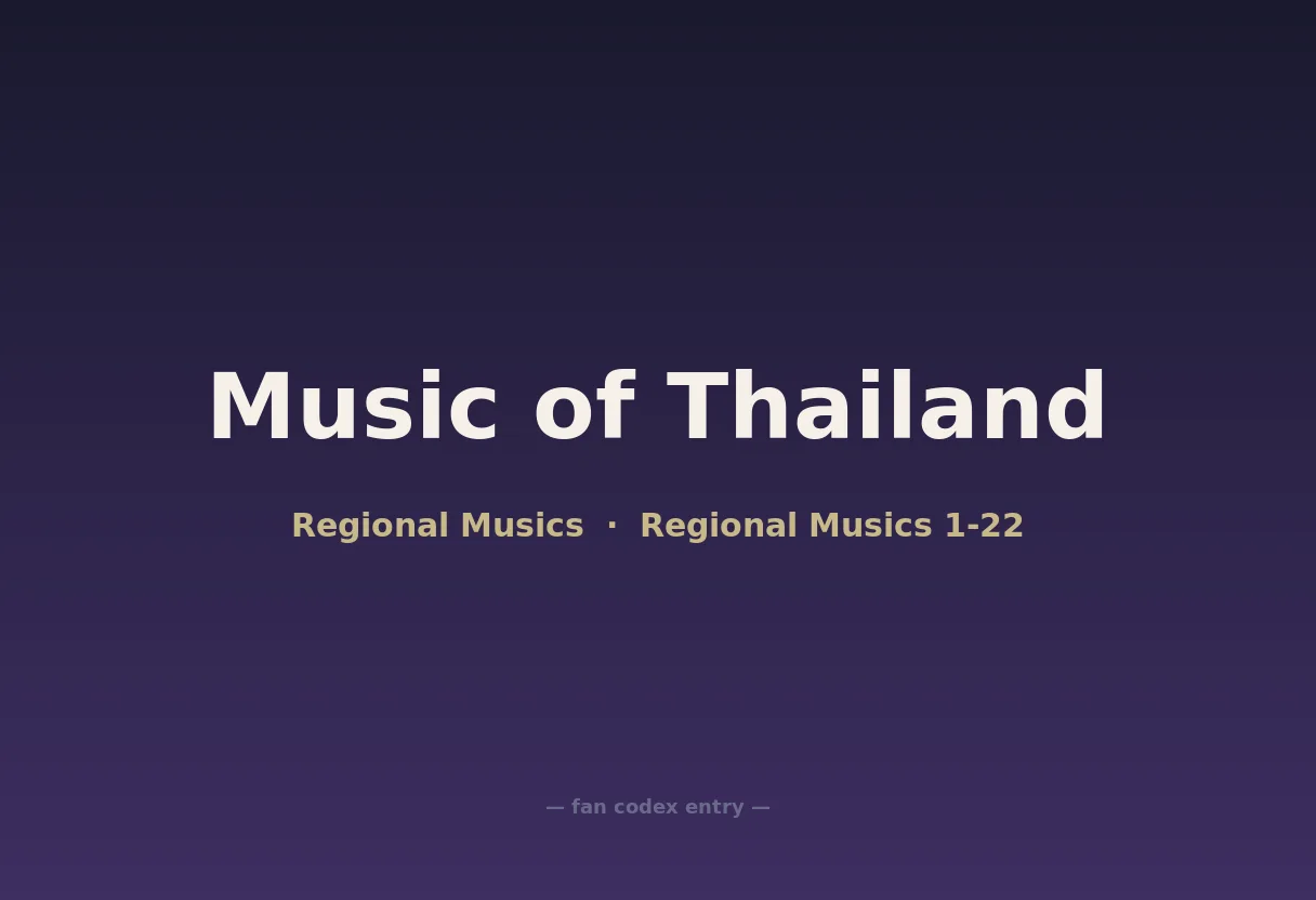 Music of Thailand